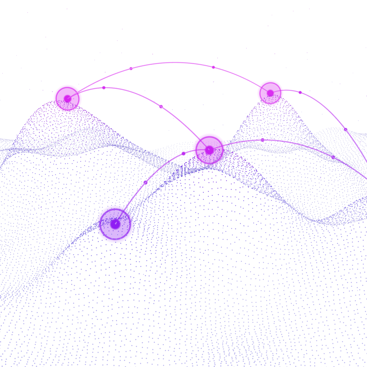 Abstract visualization of real estate data signals