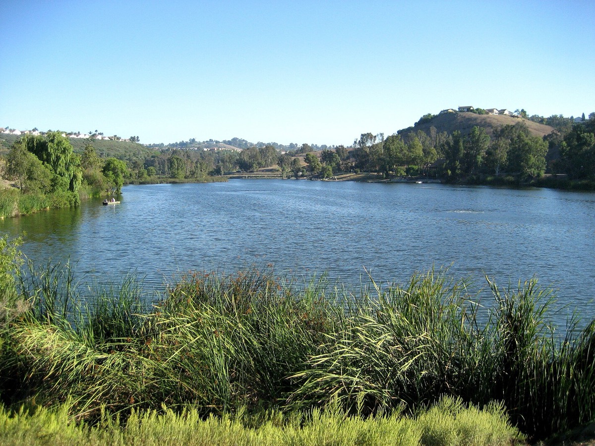 Laguna Niguel Regional Park lake and San Joaquin Hills. Naz Mehdi, Laguna Niguel realtor
