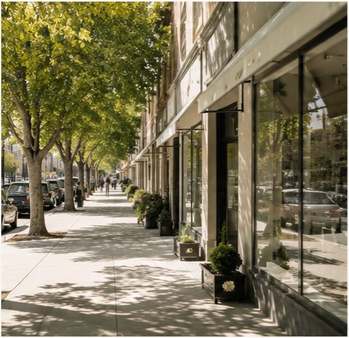 Burlingame shops on Burlingame Avenue