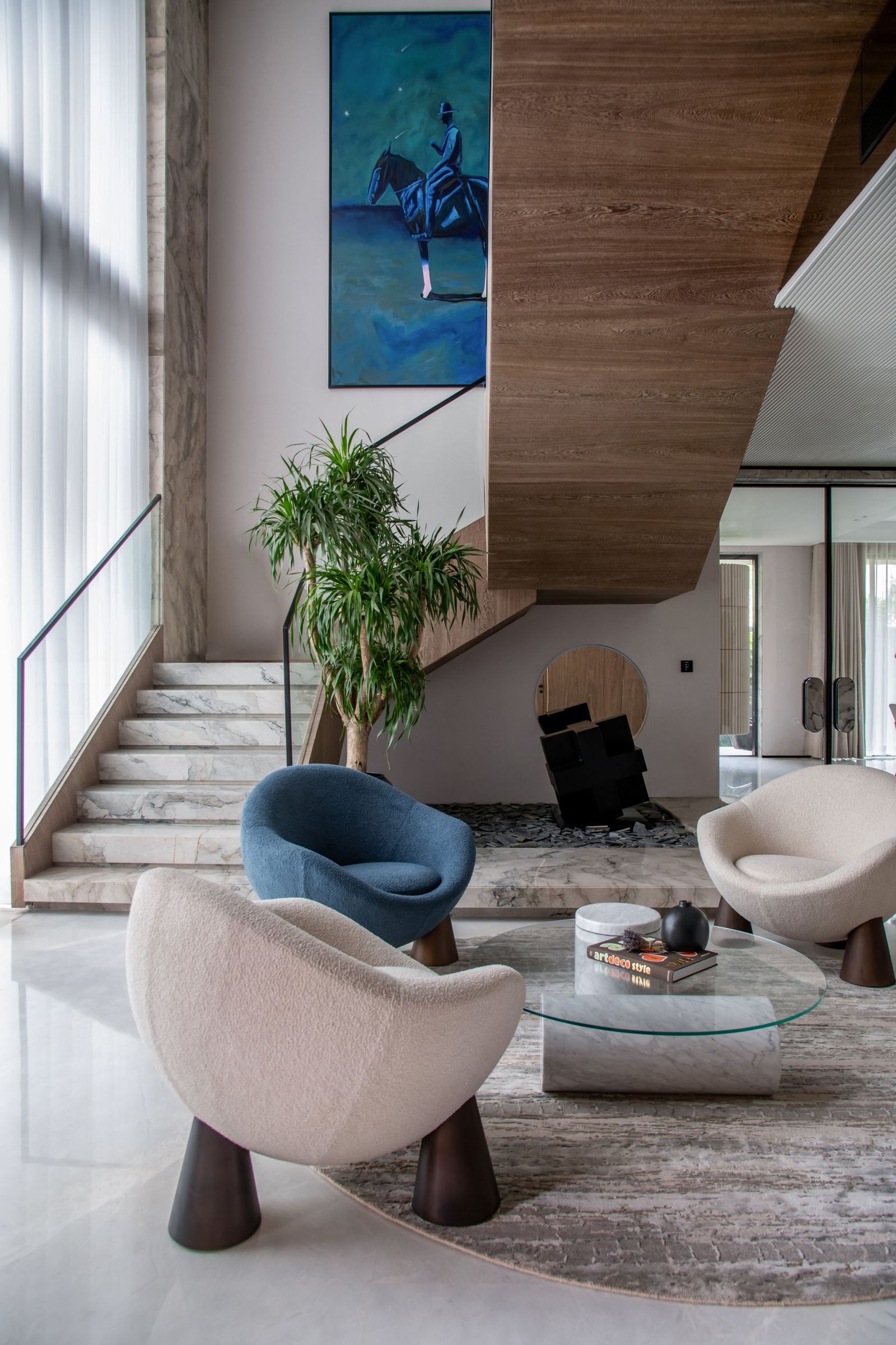 Contemporary residential interior
